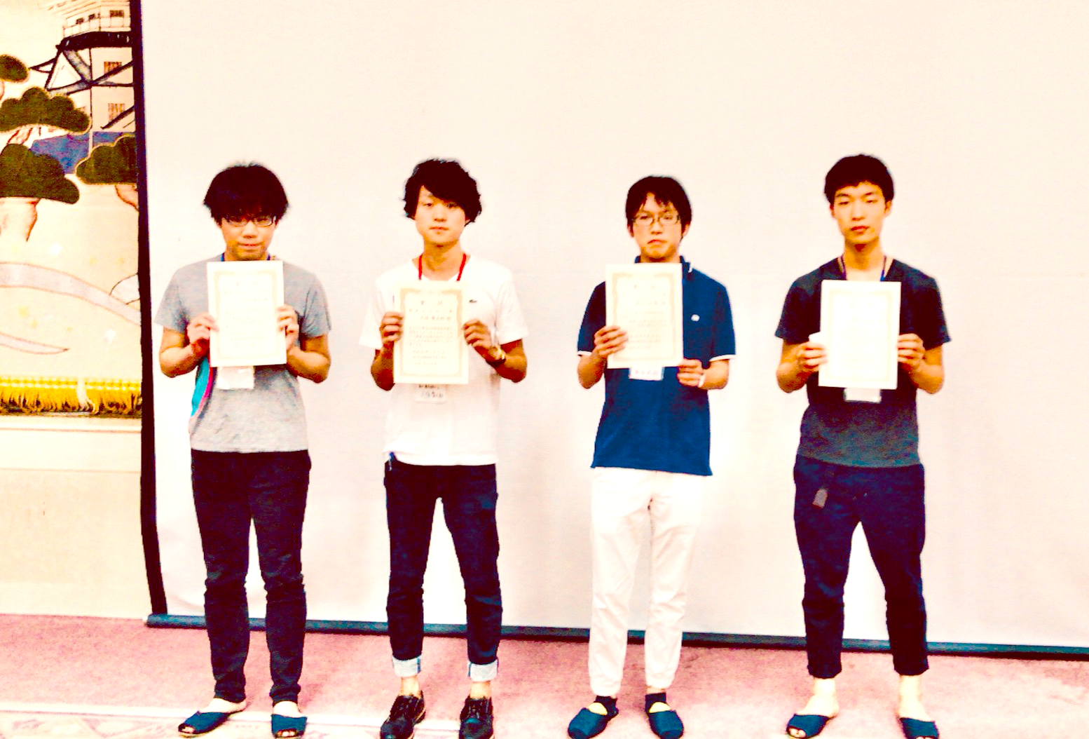 PSの優秀発表者の方々です。